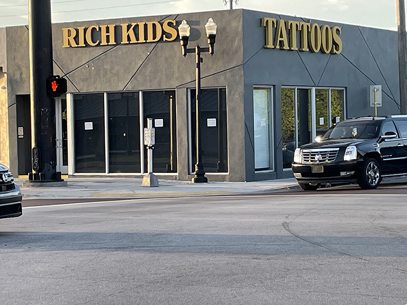 Rich Kids Tattoos Channel Letters